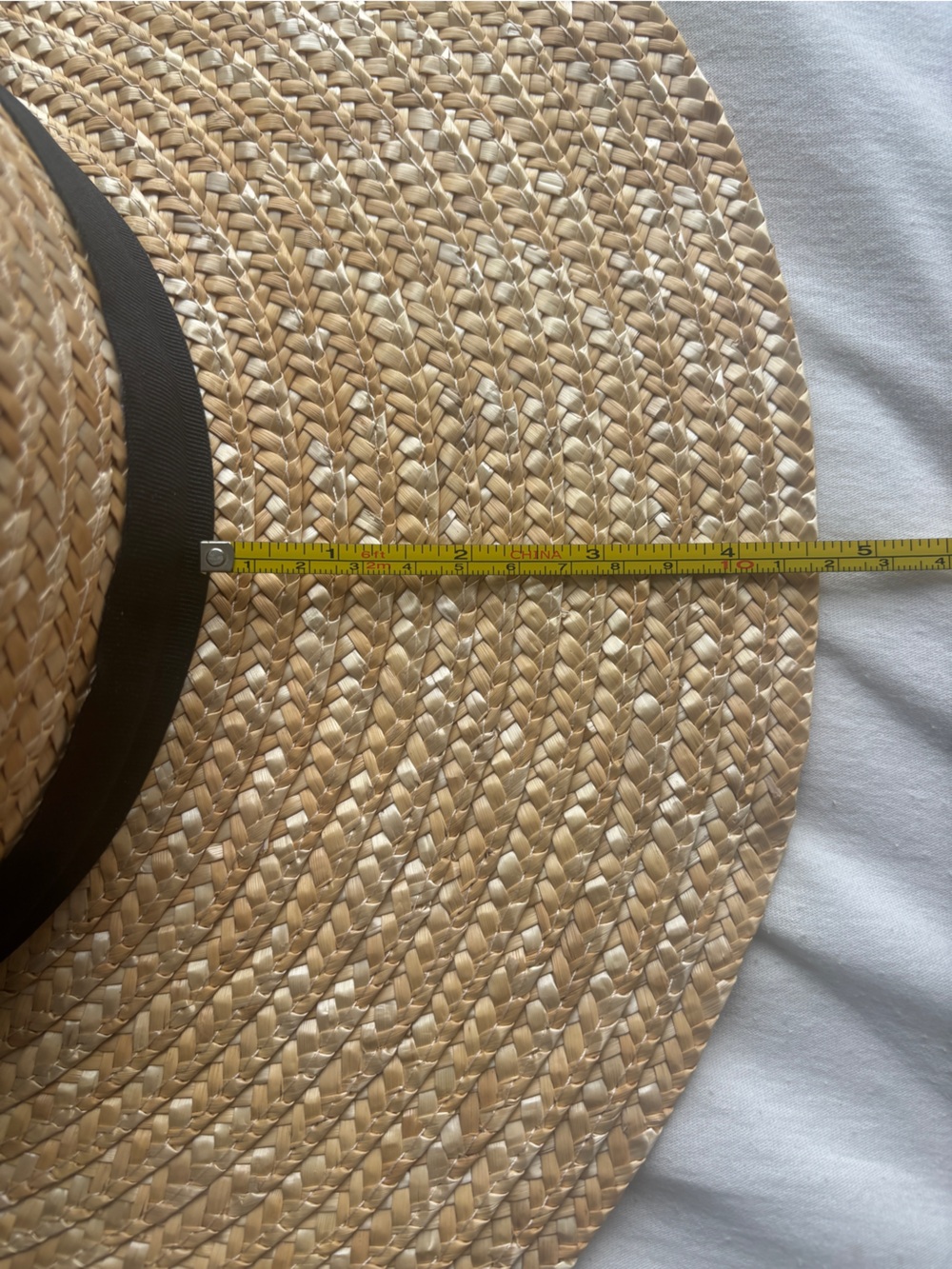 Lack Of Color Boater Regular Brim Natural Wheat Straw Hat size M - Picture 11 of 12